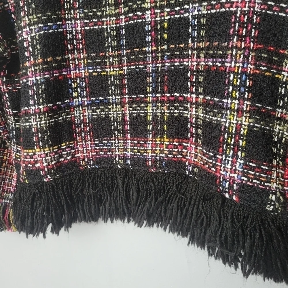 Zara Multicolor Tweed Oversized Sweater - Picture 10 of 13